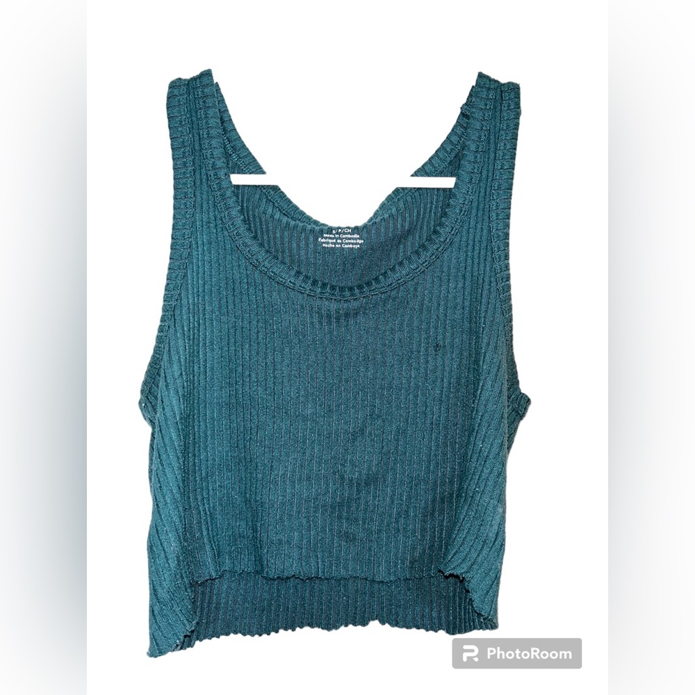 Green, American Eagle tank top
